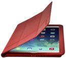 IPCP5LA1RED Cirago iPad Air Leather Slim-Fit 3-Fold Grame Suede Lining - Red