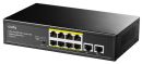 FS1010PG Cudy FS1010PG 10-Port 10/100Mbps, 2 x Gigabit, Unmanaged PoE+ Switch
