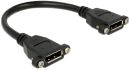 DELOCK-85113 Delock DisplayPort Female to Female panel Mount (4K) cable