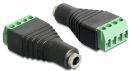DELOCK-65457 Delock 65457 3.5mm Stereo Female Terminal Block 4p Adapter