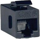 N235-001 Eaton Tripp Lite series Cat6 Straight Through Modular In-line Snap-in Coupler (RJ45 F/F)