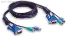 UKC8300-18B Eusso 3-In-1 Ps/2 Kvm 1.8M Thin Cable