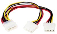 Unbranded Y-power splitter cable - x2 Hard Disk Drives
