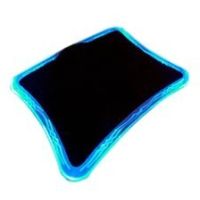 MPBL Flexiglow Glass & LED Blue Mousepad