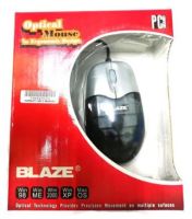 BL-M0205 Geeko Black/Silver PS2 Optical Mouse