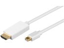 52861 Goobay Mini DisplayPort to HDMI Adapter Gold-Plated cable - 2m