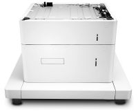 HP LaserJet 1x550 and 2,000-sheet HCI feeder and stand
