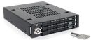 MR-i993 iCYDOCK ToughArmor mb993sk-b Triple Bay 2.5” SAS/SATA HDD &amp; SSD Mobile Rack For 3.5” Front Device Bay