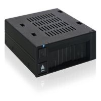 iCYDOCK mb521sp-b Black mobile rack for up to 15mm 2.5" SATA6G /SAS HDD in 3.5" bay