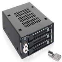 MR-i993 iCYDOCK ToughArmor mb993sk-b Triple Bay 2.5" SAS/SATA HDD & SSD Mobile Rack For 3.5" Front Device Bay