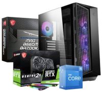 PCB_SLIPSTREAM_02 PC Builder Core i5-12500 6-Core 3.0GHz LGA1700 GeForce RTX 3060 500GB Gen4 NVMe SSD MPG GUNGNIR 111R ATX Gaming PC with Windows 11