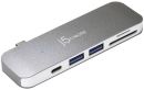 DS-JCD388 J5create JCD388 USB Type-C 6-in-1 Universal Docking Station