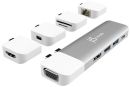 DS-JCD389 J5 Create JCD389 11-in-1 ULTRADRIVE KIT USB-C Modular Mini Dock