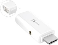 j5 Create JDA203 HDMI to D-Sub (VGA) + 3.5mm audio out converter White