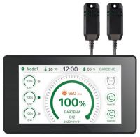 Kingbrite LED Horticulture Light Smart Controller, 2 Temp, 2 Humidity Sensors