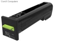 LEXMARK CS820, CX820, CX825 Black Extra High Yield Toner Cartridge