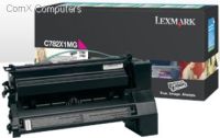 LEXMARK C782/ X782 15K YIELD MAGENTA RETURN PROGRAM TONER CARTRIDGE