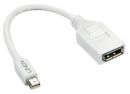 CNV-MINIDP-DP-15CM-L Lindy 15cm mini DP to DisplayPort cable