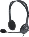 981-000593 Logitech H111 Wired stereo headset 3.5mm - Black