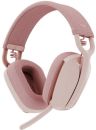981-001224 Logitech Zone Vibe 100 Rose Wireless Bluetooth Headphones