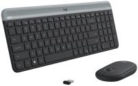 920-009204 Logitech Wireless Keyboard and Mouse combo MK470 Graphite