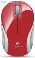 Logitech M187 Red Wireless Mouse