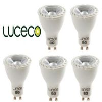 Luceco GU10 5W Warm White LED - 5 Pack