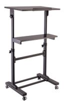 Lumi WST-01A Height Adjustable Multi-Purpose Mobile Workstation with Tiltable Desktop