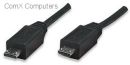 307437 Manhattan 1M Micro USB B male to USB Micro A male