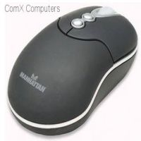 Manhattan Black MM3 Micro Optical USB Mouse
