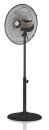 35920B Mellerware Black 40cm Pedestal Steel Fan