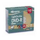 5024460007077 Memorex Lighscribe DVD-R 10 Pack Jewel Case 4.7GB DVD media