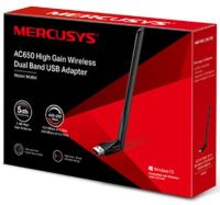 NET-MER-MU6H Mercusys MU6H AC650 High Gain Wireless Dual Band USB Adapter