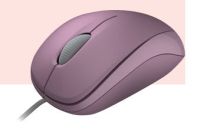 MCU8100045 Compact Optical Mouse Strawberry