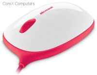 Microsoft Express White &amp; Red Mouse