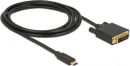 USBCDV1 Microworld USB Type-C male to DVI male cable