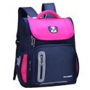 025PB Microworld Kids SM baby school bag with reflectors - Pink &amp; Black