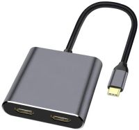 USBC203 Microworld USB Type-C to Dual 4K HDMI adaptor