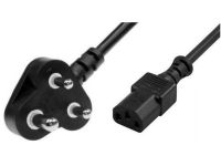 POWERCORD-1 Microworld 3-pin small head SA plug power cord for use with invertor IEC C13 connection