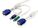KVM-002 NetiX / UniQue KVM Cable USB+PS/2 3m