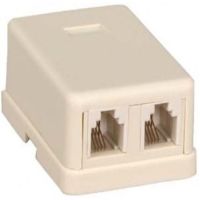 NetiX RJ11 Surface Mount Box Double