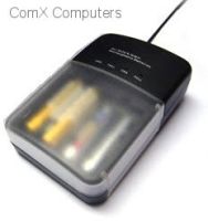Okion USB (AA &amp; AAA) Battery Charger, Supports AA/AAA NiCd/NiMH batteries