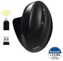900706-BT Port Wireless Mouse Ergonomic right handed Black - Bluetooth