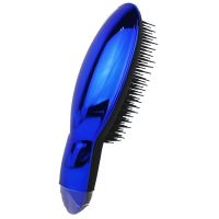 Prescott Finishing Hairbrush - Classic oval shape - Metallic Blue