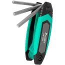 NET-HW-122M ProsKit HW-122M Folding Type metric 8-piece Hex key Set