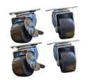 CS004 RCT CS004 Set of 4 Castor Wheels (2 x Lockable)