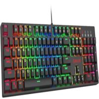 Redragon Surara RGB Mechanical Gaming USB Keyboard Black with red switches