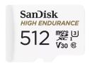 SDSQQNR-512G-GN6IA SanDisk High Endurance microSDXC 512GB 100/40 MB/s C10 U3 V30 Card + SD Adapter