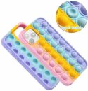 15455-IPHN12PRO Sceedo Pop It Bubble Rainbow Iphone 12 Pro Cover
