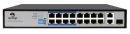 SPS-16F2GS Scoop 16 Port Fast Ethernet AI PoE Switch 2GE/1SFP Uplink